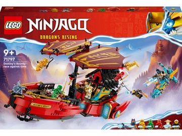 Konstruktorius LEGO® NINJAGO® Likimo dovana – lenktynės su laiku71797, 1739 vnt.