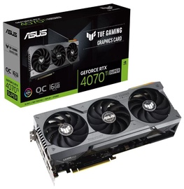 Видеокарта Asus GeForce RTX™ 4070 Ti Super TUF-RTX4070TIS-O16G-GAM, 16 ГБ, GDDR6X