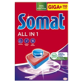 Indaplovių tabletės Somat allin1, 110 vnt.