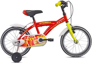 Vaikiškas dviratis Stucchi Junior, raudonas/geltonas, 16"