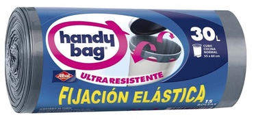 Prügikott Albal Bag Elastic Fixing, 30 l, 15 tk