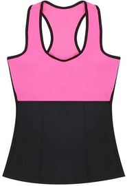 Krekls bez piedurknēm, sievietēm HMS Shapewear Vest Female, melna/rozā, S