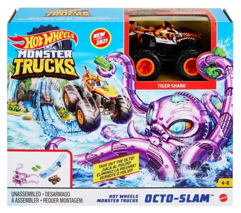 monster jam and hot wheels