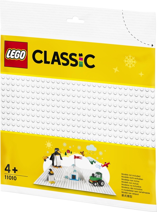 Lisa Valge taust LEGO Classic Valge alusplaat 11010