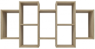 Seinariiul Top E Shop Bilbao 7.0 Sonoma, tamm, 20 cm x 129.6 cm x 65 cm