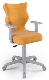 Bērnu krēsls Duo VT35 Size 6, 40 x 42.5 x 89.5 - 102.5 cm, dzeltena/pelēka