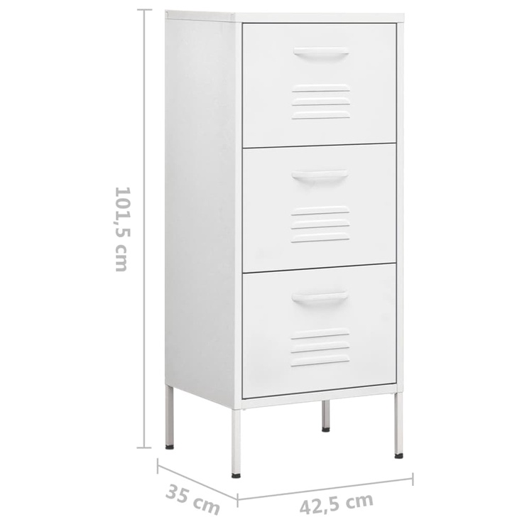 Шкаф для хранения VLX 336188, 42.5 см x 35 см x 101.5 см