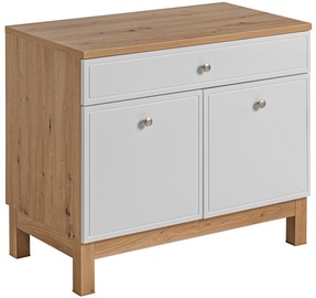 Полка для раковины Hakano Jero, белый/дубовый, 50 x 90 см x 75 см