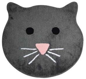 Vannas istabas paklājs Foutastic CAT 359CHL1252, antracīta, 90 cm x 90 cm
