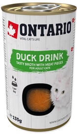 Влажный корм для кошек Ontario Cat Drink Duck, мясо утки, 0.135 кг