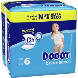 Подгузники Dodot Night, 6 размер, 17 - 28 кг, 64 шт.