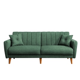 Dīvāngulta Artie Aqua, zaļa, 82 x 210 x 85 cm