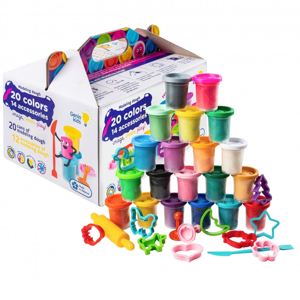 Plastilinas Genio Kids Bouquet Of Fantasy - 1a.lt