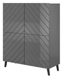 Комод Abeto, графитовый, 100.5 x 40 см x 121.5 см