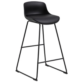 Baro kėdė Tina 85087 85087, juoda, 43 cm x 49 cm x 94 cm