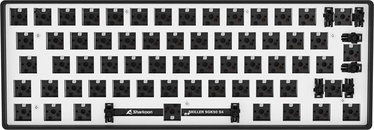 Klaviatūra Sharkoon Skiller SGK50 S4 EN, balta/melna