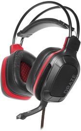 Laidinės ausinės Speedlink Headset Draze, juoda/raudona