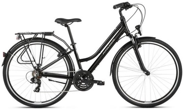 Велосипед туристический Kross Trans 1.0 Lady SR, 28 ″, 17" рама, черный/серый