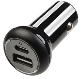 Laadija Vivanco Super Fast 62303, USB Type C/USB Type A, must