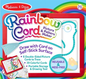 Radošais komplekts Melissa & Doug Rainbow Cord 412172, daudzkrāsaina