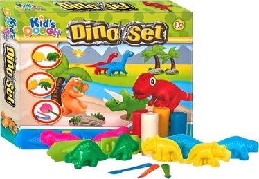 Plastilīns Trifox Dino Set 512097, daudzkrāsains