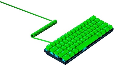 Колпачки клавиш Razer PBT Keycaps & Cable RC21-01490700-R3M1, зеленый