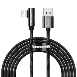 Vads Baseus Legend Series, USB/Apple Lightning, 200 cm, melna