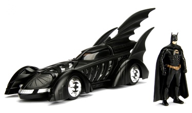 Komplekts Jada Toys Batman 1995 Batmobile & Batman 253215003, melna