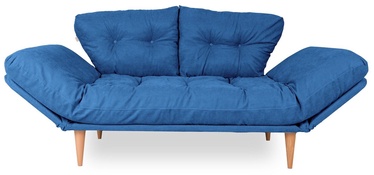 Dīvāngulta Hanah Home 3-Seat Nina Daybed GR108, zila, 120 x 60 cm x 40 cm