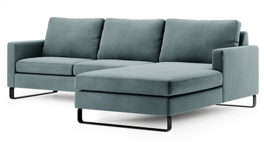 Угловой диван Homede Corni, синий, правый, 180 x 245 x 86 см
