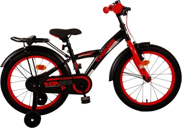 Vaikiškas dviratis, miesto Volare Thombike, juodas/raudonas, 18"