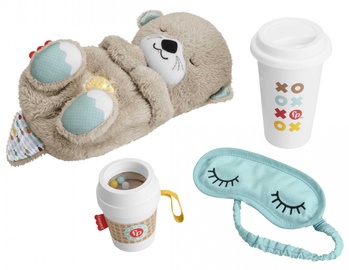 Mīkstā rotaļlieta Fisher Price Play, Soothe & Sip Set, daudzkrāsains, 25 cm