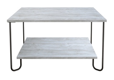Kafijas galdiņš Kalune Design Marbo, balta, 800 mm x 800 mm x 450 mm