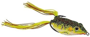 Резиновая рыбка Jaxon Magic Fish Frog D 1211564, 7 см, 15 г, зеленый