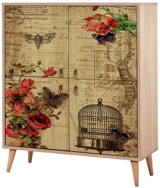 Шкаф Kalune Design Multilux 734, дубовый, 36 x 95 x 111 см