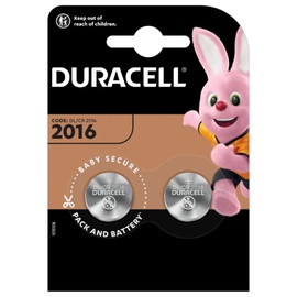 Батареи Duracell DURSC76, CR2016, 3 В, 2 шт.