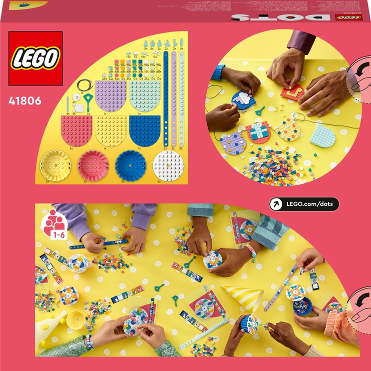 Конструктор LEGO® DOTS Большой набор для вечеринки 41806, 1154 шт.