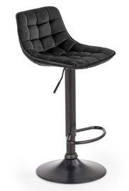 Барный стул H95, матовый, черный, 43 см x 44 см x 84 - 106 см