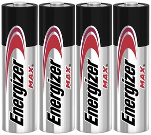 Baterijas Energizer MAX BP4, AA, 1.5 V, 4 gab.