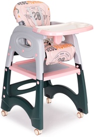 Maitinimo kėdutė EcoToys 2in1 HA-033, rožinė