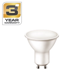 Лампочка Standart Встроенная LED, желтый, GU10, 5.5 Вт, 460 лм, 3 шт.