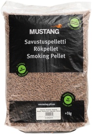 Granulas Mustang Mesquite Smoking Pellets 324279, 9 kg, brūna
