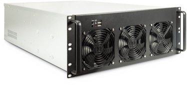 Корпус сервера Inter-Tech 4F28 Mining-Rack, черный