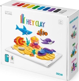 Набор для изготовления глиняных фигурок Tm Toys Hey Clay Ocean HCL18003, многоцветный