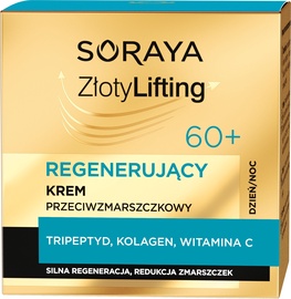 Крем для лица для женщин Soraya Gold Lifting, 50 мл, 60+