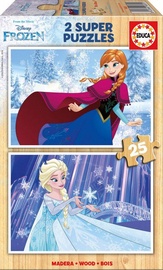 Medinė dėlionė Educa Frozen 564623