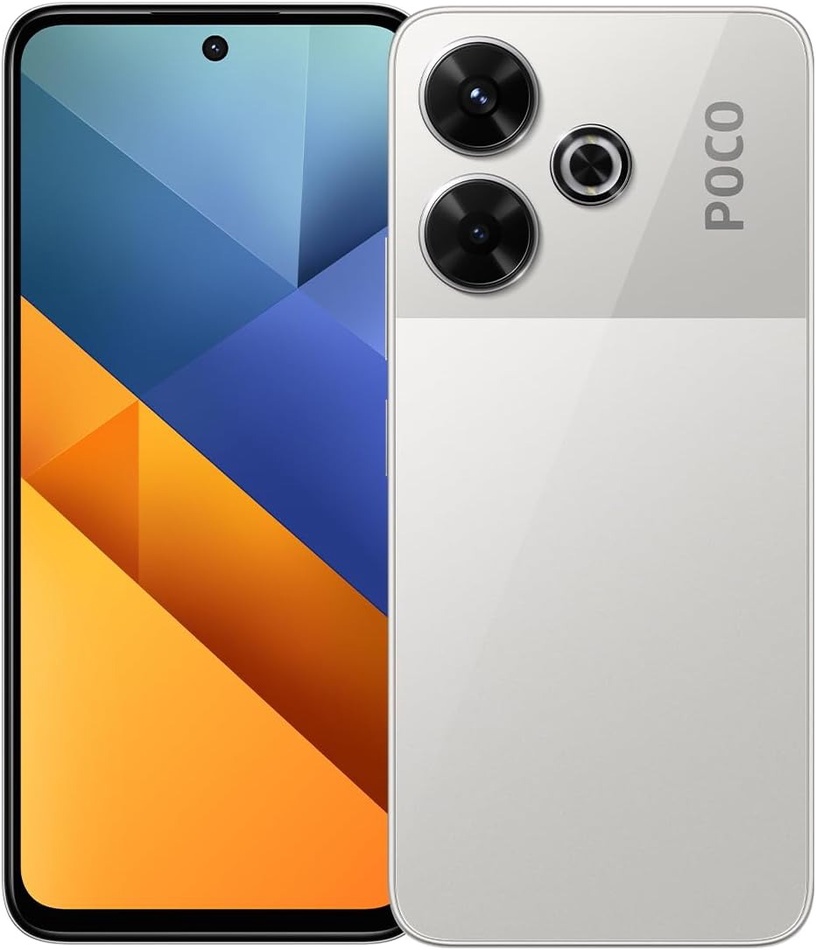 Мобильный телефон Xiaomi Poco M6, 128 GB, серебристый