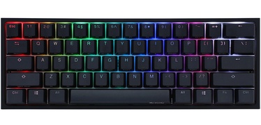 Klaviatūra Ducky One 2 Mini RGB Cherry MX Brown EN, balta/melna