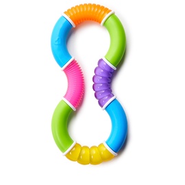 Zobu riņķis Munchkin Twisty Figure 8, daudzkrāsaina
