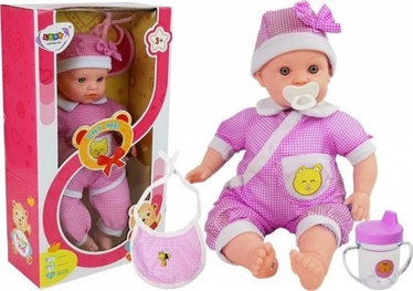 Lelle - jaundzimušais LEAN Toys Doll Baby 7084, 45 cm